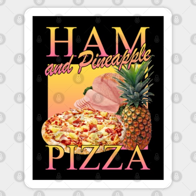 Ham And Pineapple Pizza Sticker by Three Meat Curry